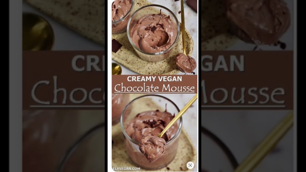 Vegan Chocolate Mousse - Elavegan