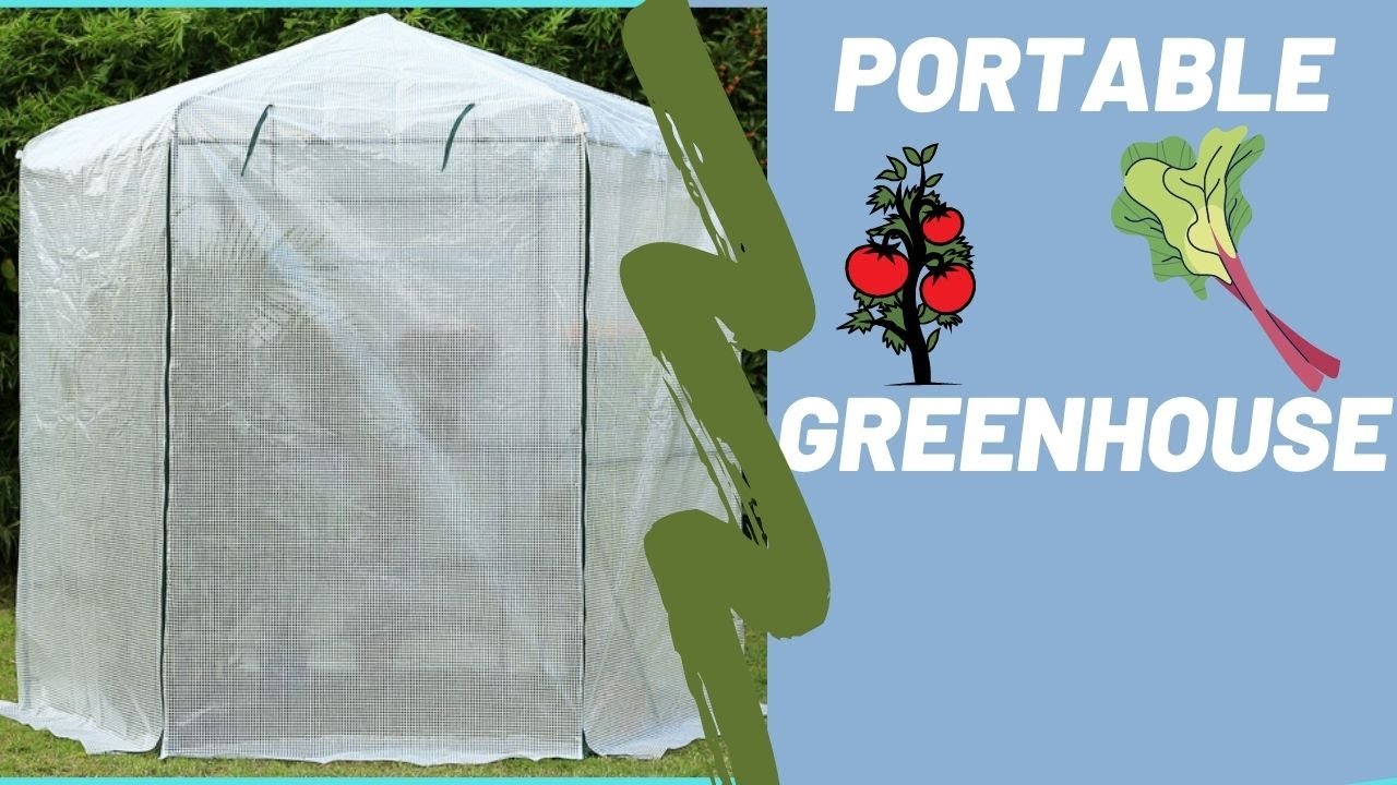EROMMY 7.5FT. PORTABLE GREENHOUSE // QUICK AND EASY TO ASSEMBLE ...