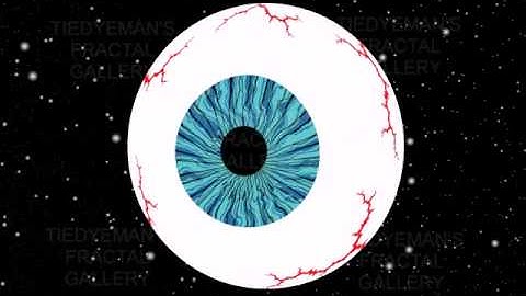 Fractal Animation; Eyeball In Space