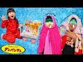 アンパンマンアイス屋さんごっこ！アイスクリームを食べすぎちゃダメ！おもちゃおままごと Playhouse Anpanman icecream shop Toy