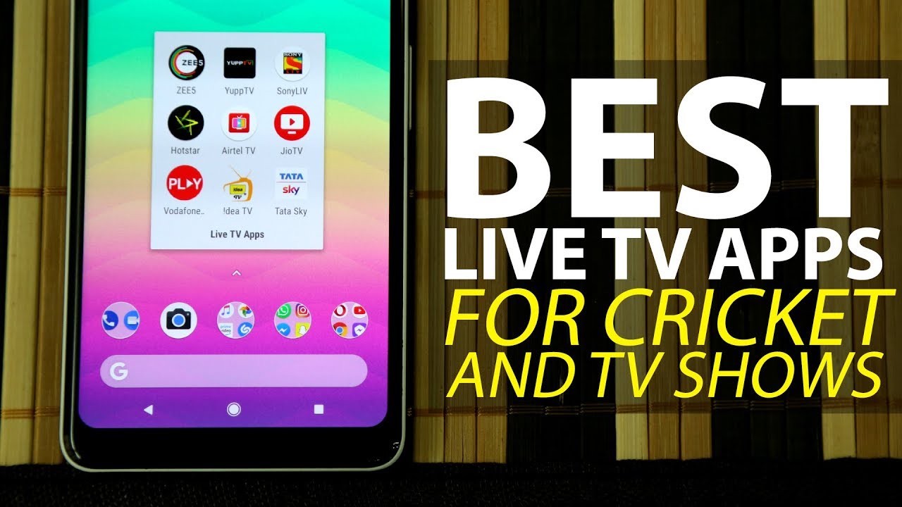 Best Live TV Apps to Watch Cricket and TV Shows on the Go