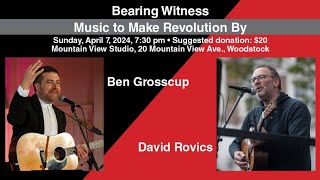 David Rovics & Ben Grosscup, Live in Woodstock, NY