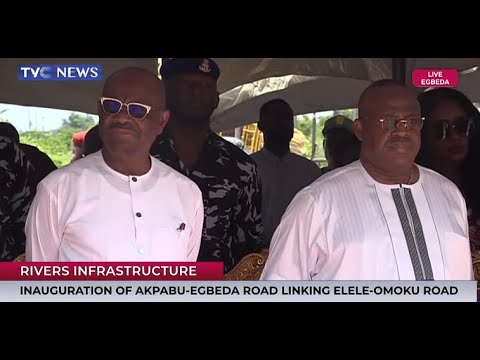 Gov. Wike Commissions Akpabu-Egbeda Road Linking Elele-Omoku Road