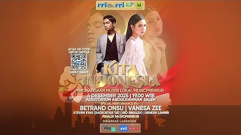 KITA INDONESIA – Penghargaan Musisi Lokal Musicpreneur 2025