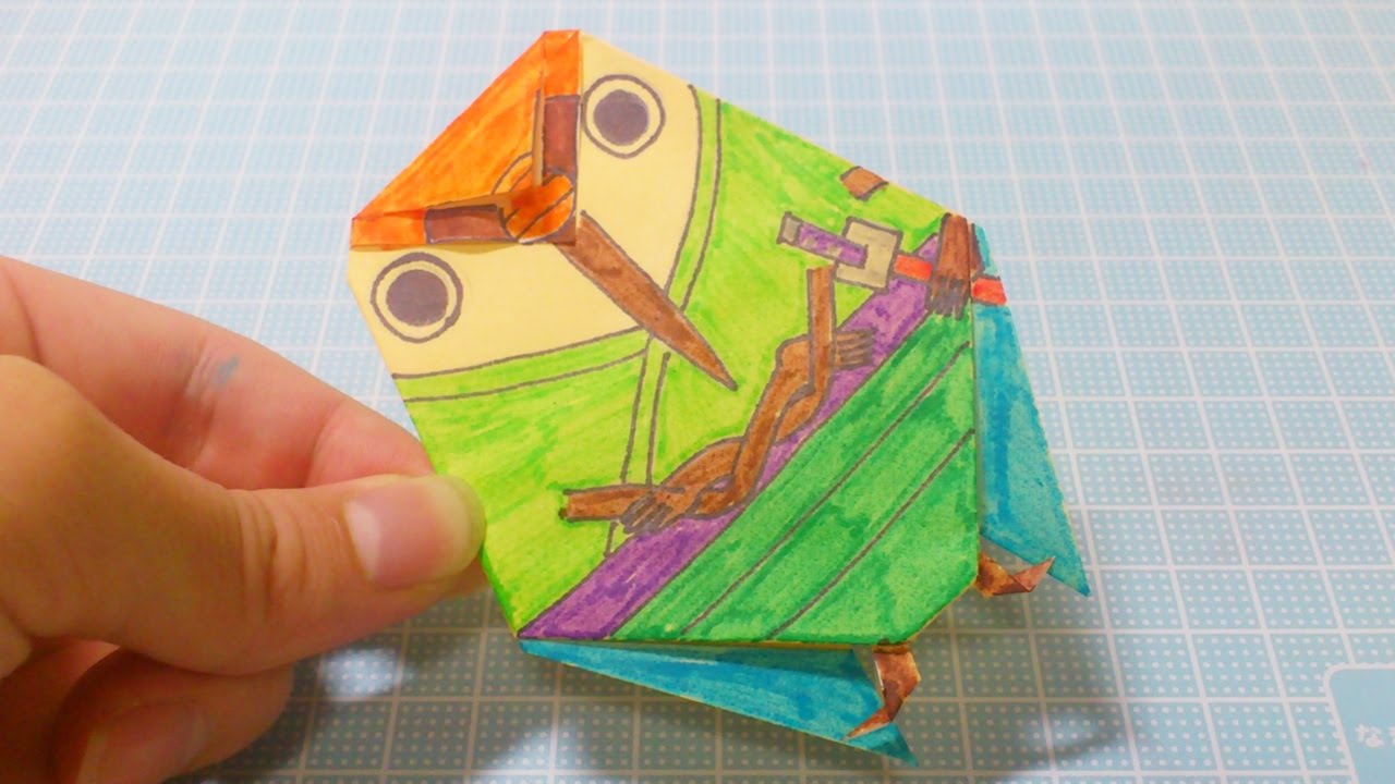妖怪ウォッチ 折り紙 セミまる 簡単な折り方 Youtube
