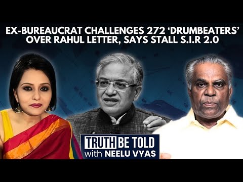 MG Devasahayam S Open Challenge To 272 Eminent Citizens Who Wrote Letter To Rahul On Vote Theft