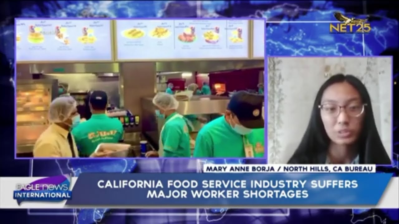 California food service industry suffers major worker shortages YouTube