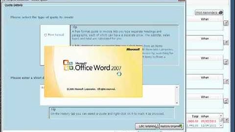 Learn CRM in 60 seconds - create itemized quote