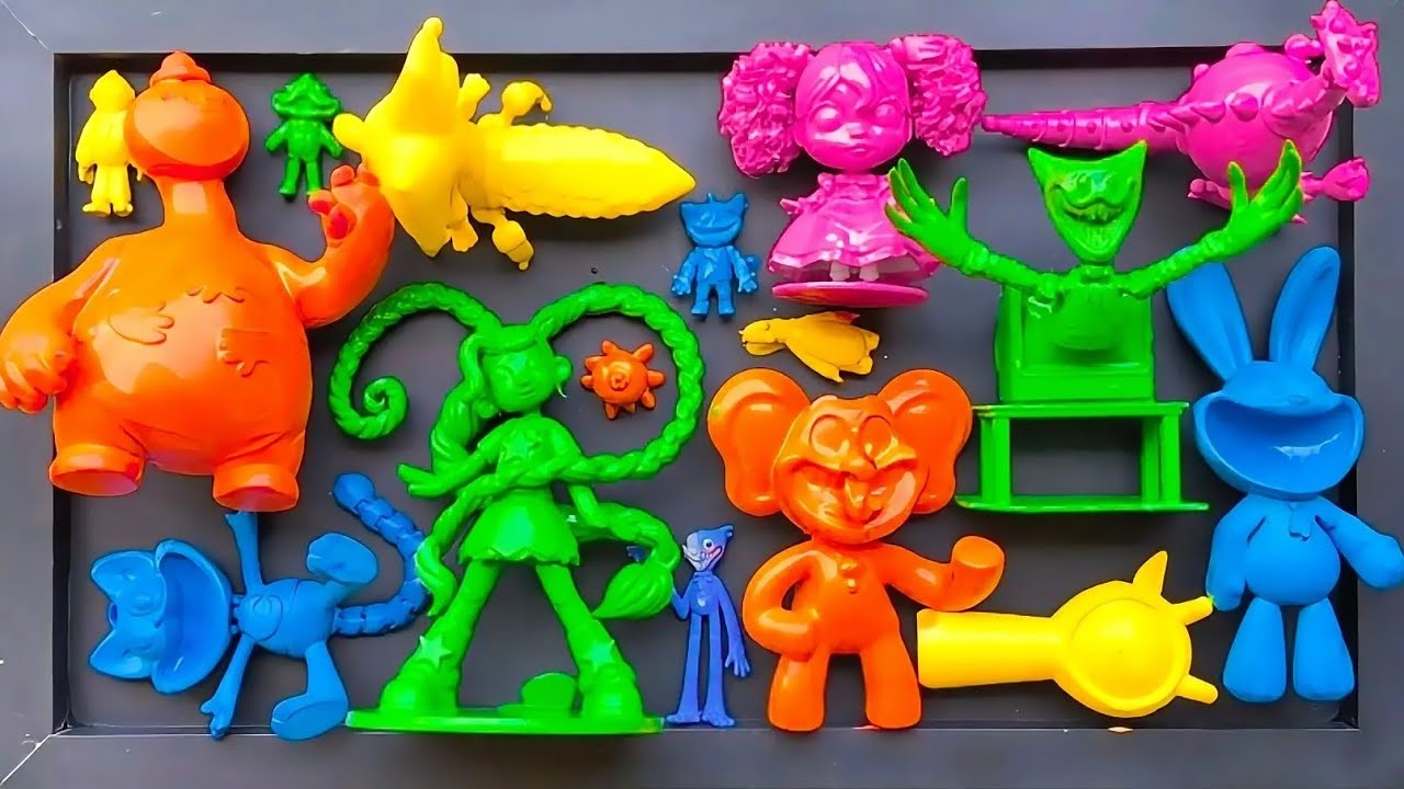 Satisfying Poppy Playtime : Huggy Wuggy, Kissy Missy, Doey, Catnap