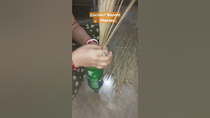 Coconut Broom 🧹 Making #shorts #shortsvideo #youtubeshorts #trending