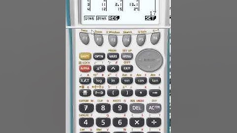 Statistiques avec une Casio