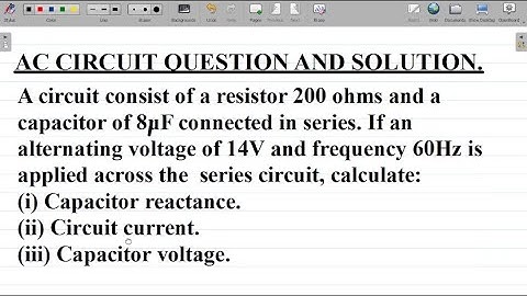 AC Circuit Physics Tutorials - Questions and Answers on Physics Alternating Current Circuit.