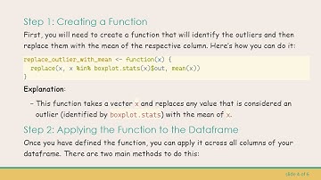 How to Replace Outliers in Your Dataframe with Mean Values