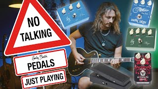 Harley Benton - Pedal Demo - No Talking - Chorus - Drive - Flanger - Delay - Wah -