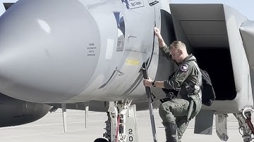 F15 departing KABQ, awesome take off.