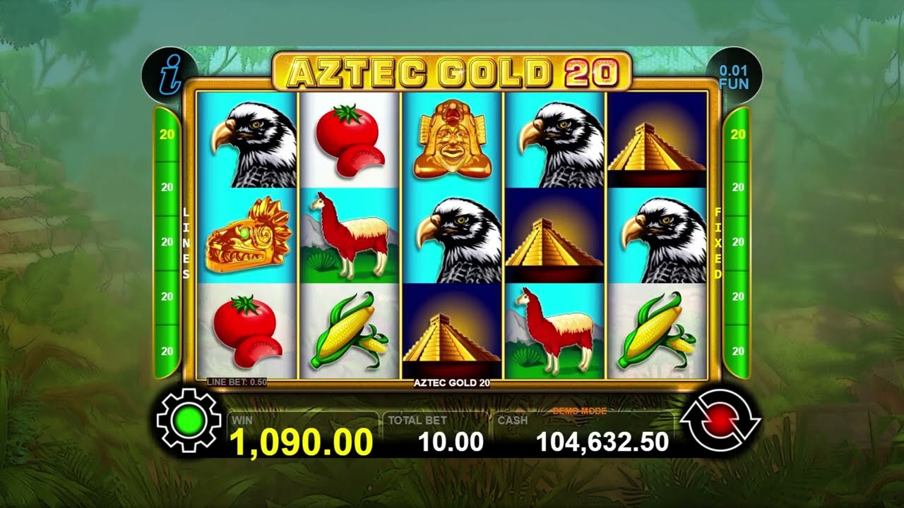Aztec Gold 20 Slot Review | Free Play video preview