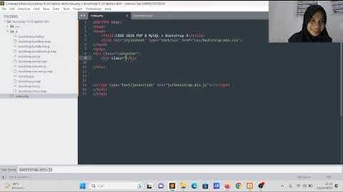 Ranti_A24122030 (Pembuatan database menggunakan XAMPP + sublime text + boostrap)
