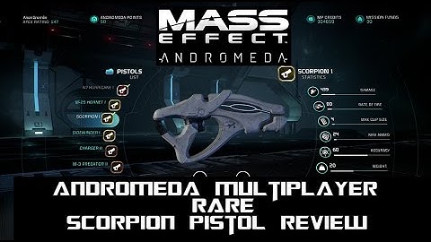 Mass Effect Andromeda Multiplayer Scorpion Pistol Review