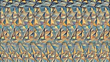 DESCENT 3 - animated 3D stereogram with a moving hidden picture