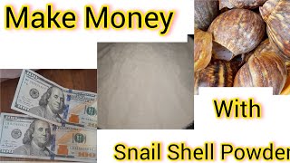 Make Money With Snail Shell Powder In Nigeria
