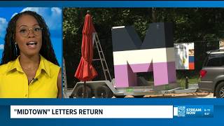Return of Midtown giant letters | Heres where to find them