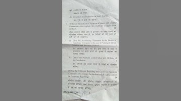 Corporate Accounting question paper 2024 Mcom. 2nd sem. kuk