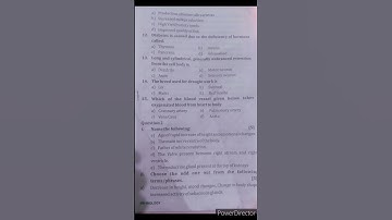 ICSE class 8th Biology second term question paper 2024-2025