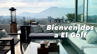 Bienvenidos a El Golf, un prestigioso barrio de Las Condes en Santiago + home tour