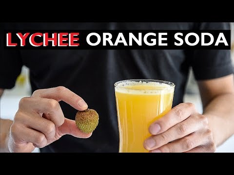 lychee-orange-soda-recipe-|-easy-vegan-summer-drink-ideas