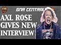 Guns N' Roses News Axl Rose Gives Brand New Interview! Talks Scoring Films and More!