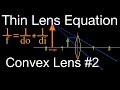 Understanding the Thin Lens Equation for Convex Lenses