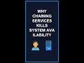 Why Chaining Services Kills System Availability #Shorts