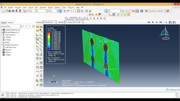 Abaqus Tutorials Videos - How To Analyse 2D Plate with multiple holes in Abaqus
