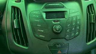 How To Remove/Replace Ford Tranzit Connect Radio