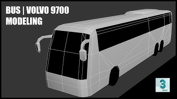 3Ds Max | Low Poly Bus Modelling | Volvo 9700 - Complete