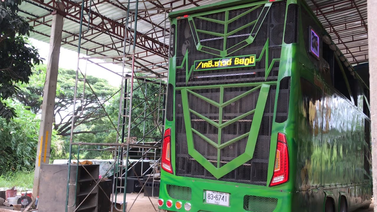 คันแรก‼️ตู้ลำโพงหมุนได้เมืองชัยภูมิ อู่ต่อรถแห่ KC Sound