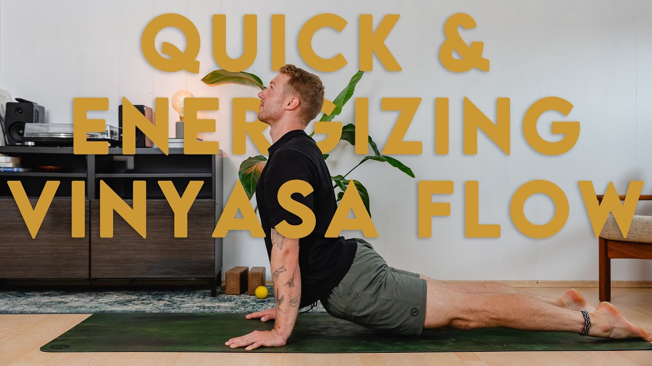 Quick & Energizing Vinyasa Yoga Flow - YouTube
