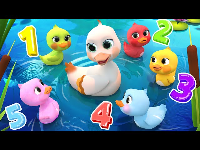 5 Little Ducks(Learn Colors Song) | Lalafun Nursery Rhymes & Kids Songs class=