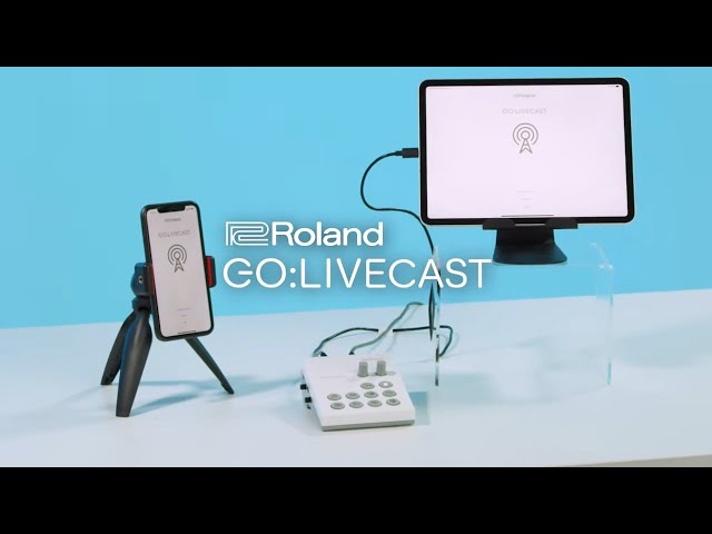 Live Stream with Your iOS and Android Devices with Roland GO:LIVECAST Livestreaming Studio class=