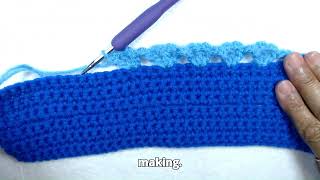 Learn How To Crochet A V Stitch and Small Shell Border Video Right Hand Version