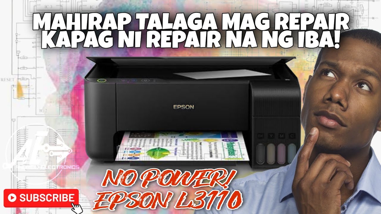 how-to-repair-and-diagnose-no-power-printer-epson-l3110-tagalog-youtube