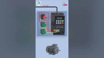 Three wire controlling of variable frequency drive || Trade electrician || Shorts