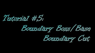 SolidWorks Tutorial #5: Boundary Boss/Base & Boundary Cut