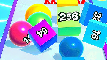 Ball Run 2048 Merge Number ! MAX LEVELS Gameplay Walkthrough New Update Part 796 android, ios