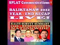 Splat communications live  baliktanaw 2022 recap