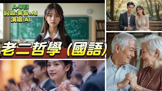 [MUSIC]老二哲學(國語)/感謝&quot;美智&quot;成為客製化夥伴/ #aimusician #華語#國語