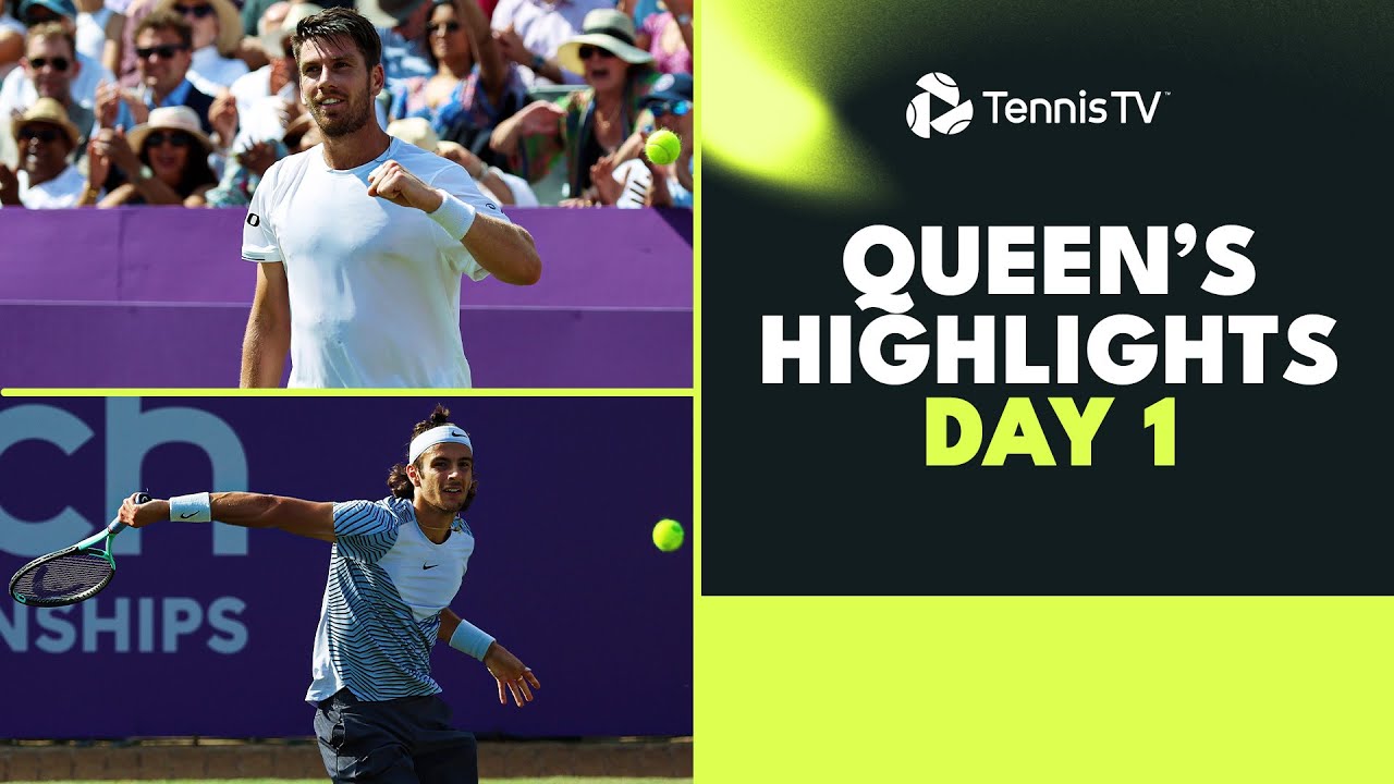 Norrie vs Kecmanovic, Musetti, Evans and Shelton In Action! Queens 2023 Highlights Day 1