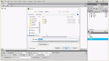 Dreamweaver and file management