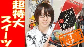 超特大！１キロスイーツ杏仁豆腐 食べてみた 紹介・レビュー【業務用スーパー】