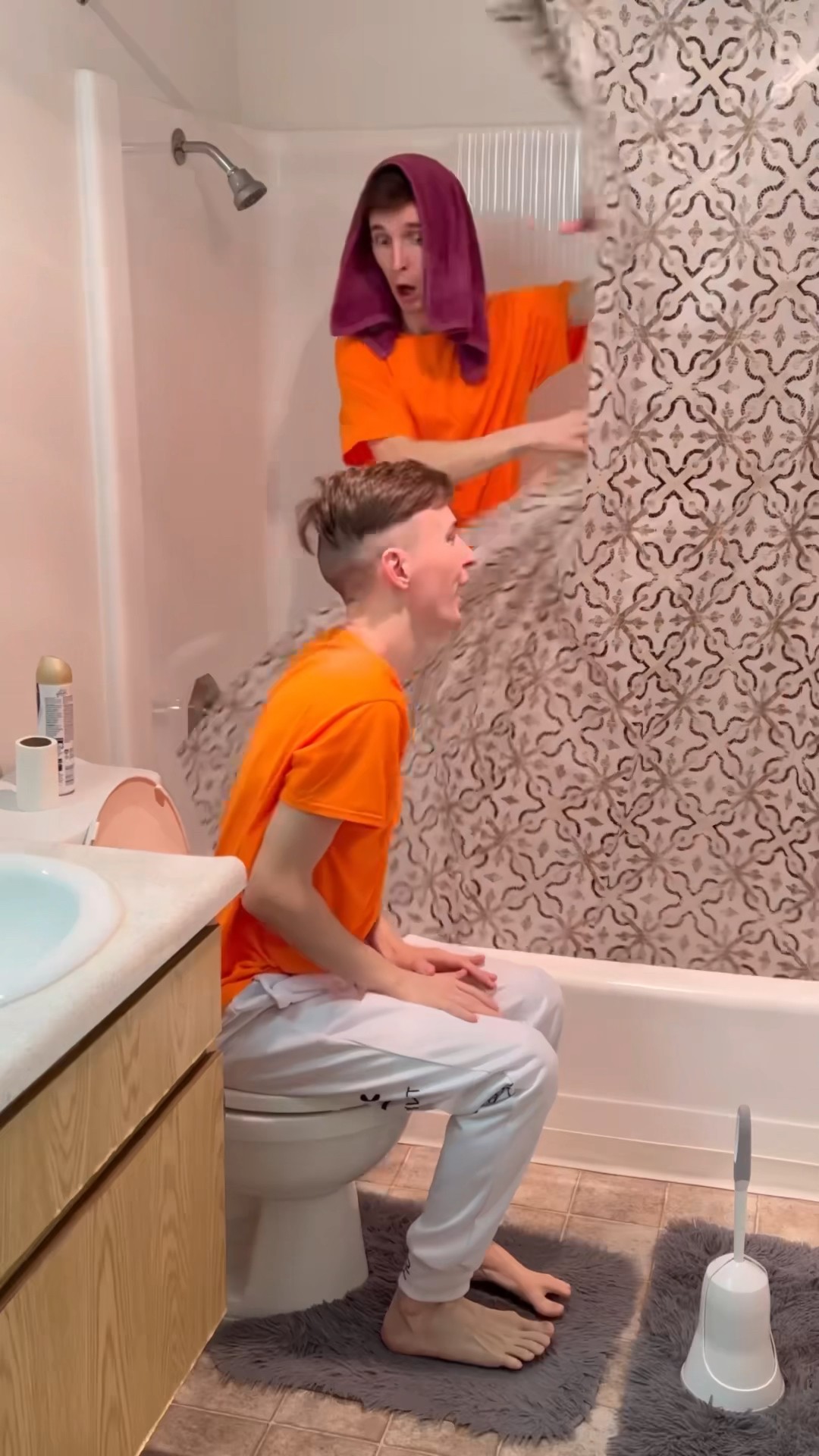 Funny Life Of Twins ? Laugh = Lose ? #shorts